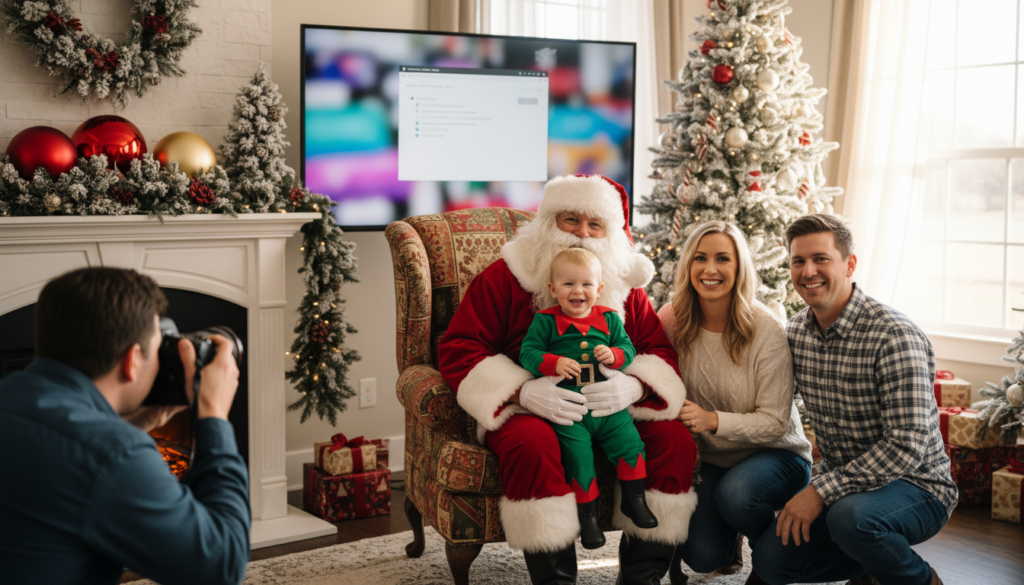 Santa photo sessions Rockwall