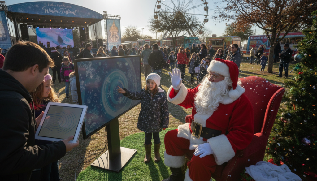 Santa festival appearance Dallas Fort Worth