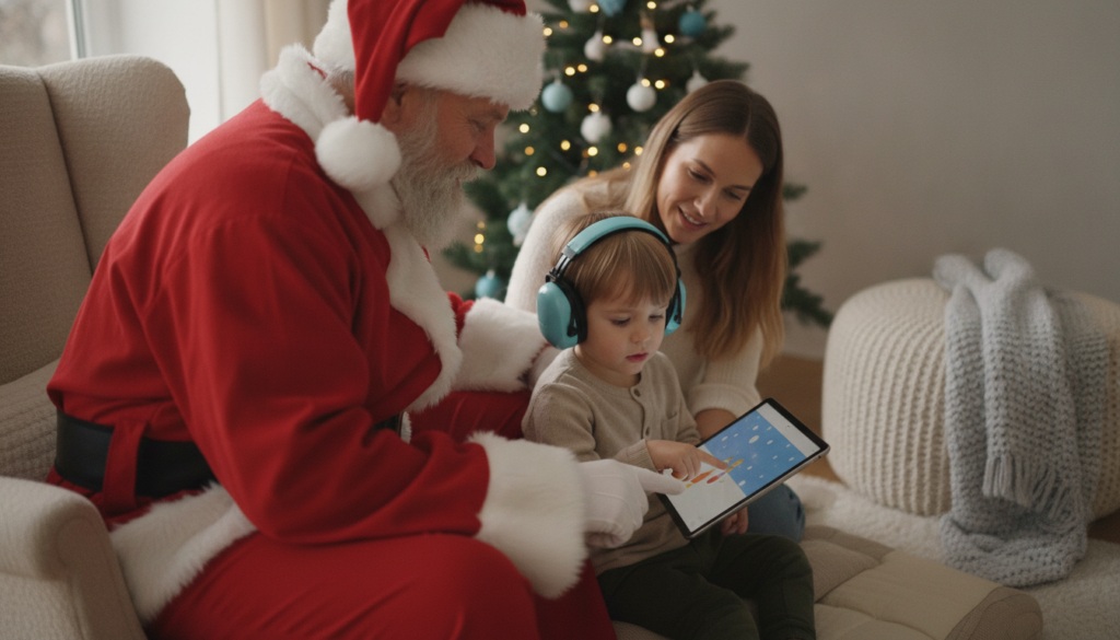 sensory-friendly Santa